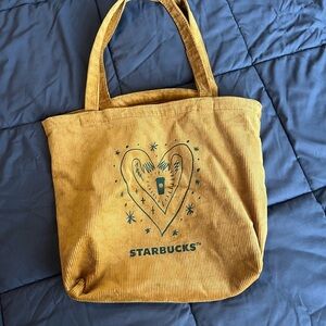 Starbucks Velvet Tote Bag